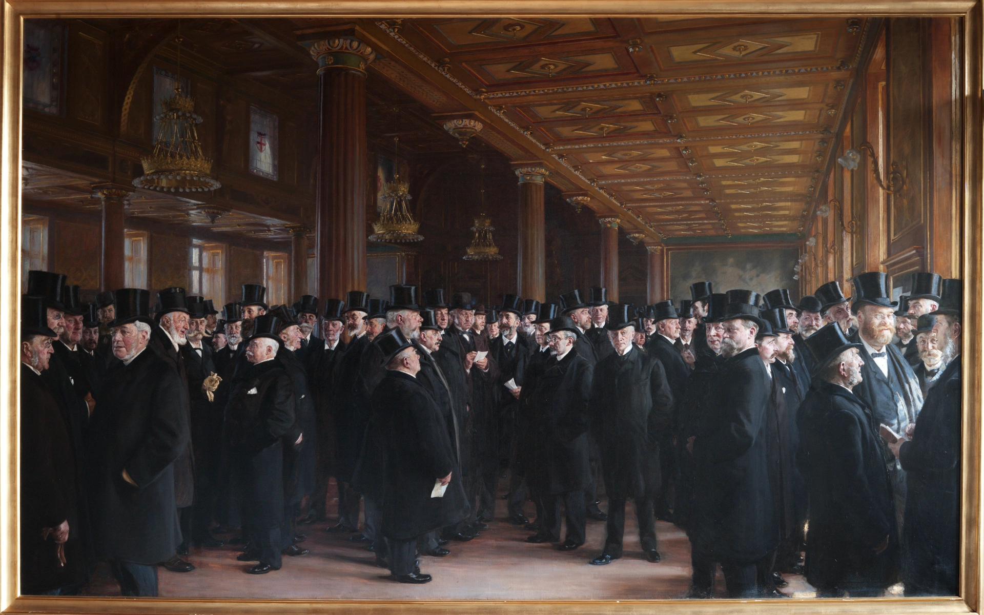 Fotocredit: P.S. Krøyer, Fra Københavns Børs, 1895